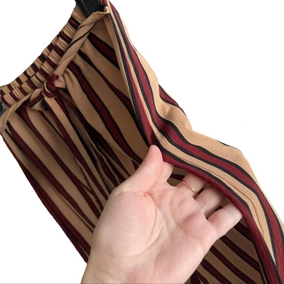 MAVERICK Stripes Wide Leg summer Pants Size Small - Picture 6 of 10